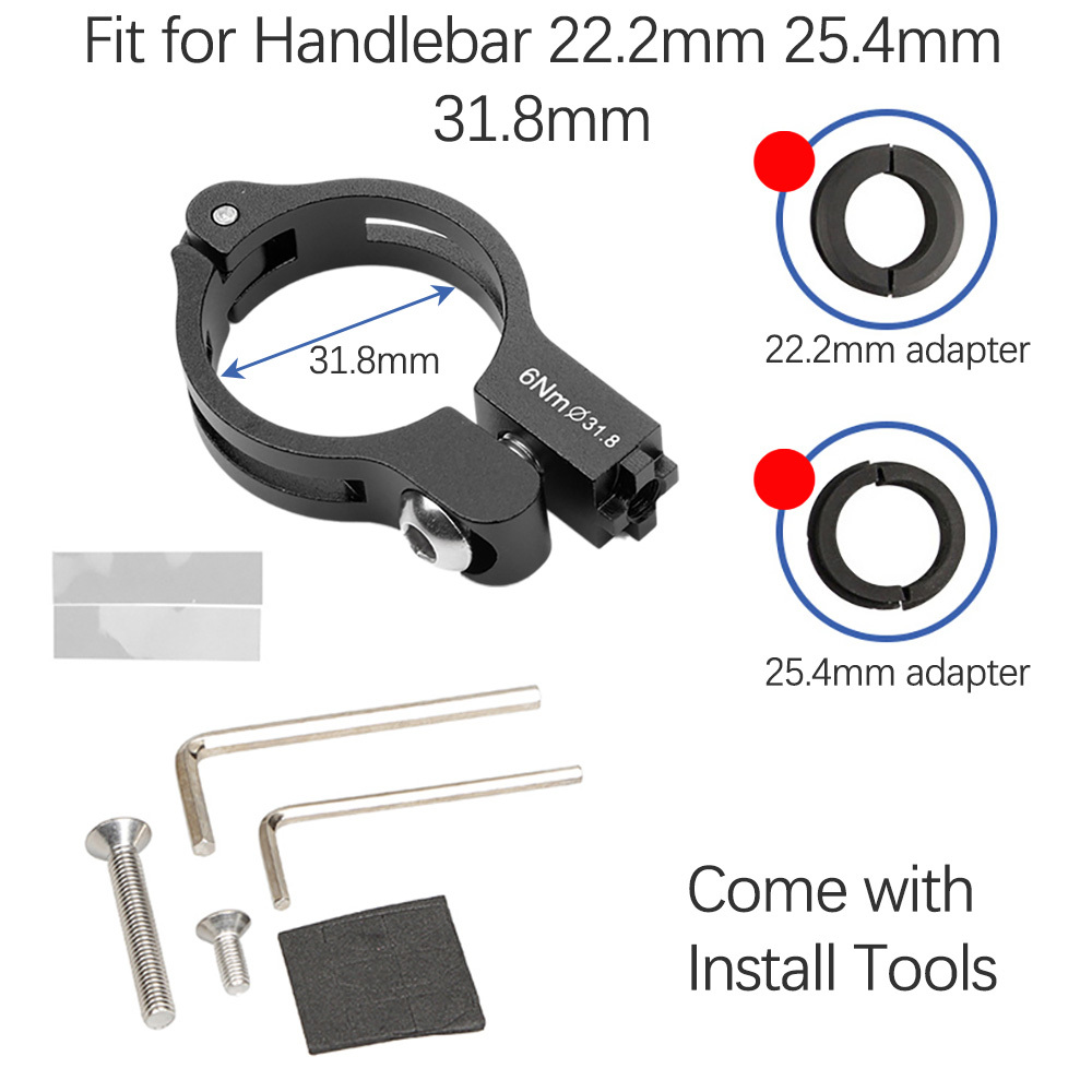 GUB G-85 Alloy Bicycle Phone Holder Motorcycle Handle Phone Mount Handlebar Extender Phone Holder For iPhone etc Device