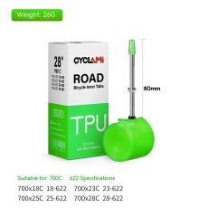 Road bike inner tire valve 80mm 38g