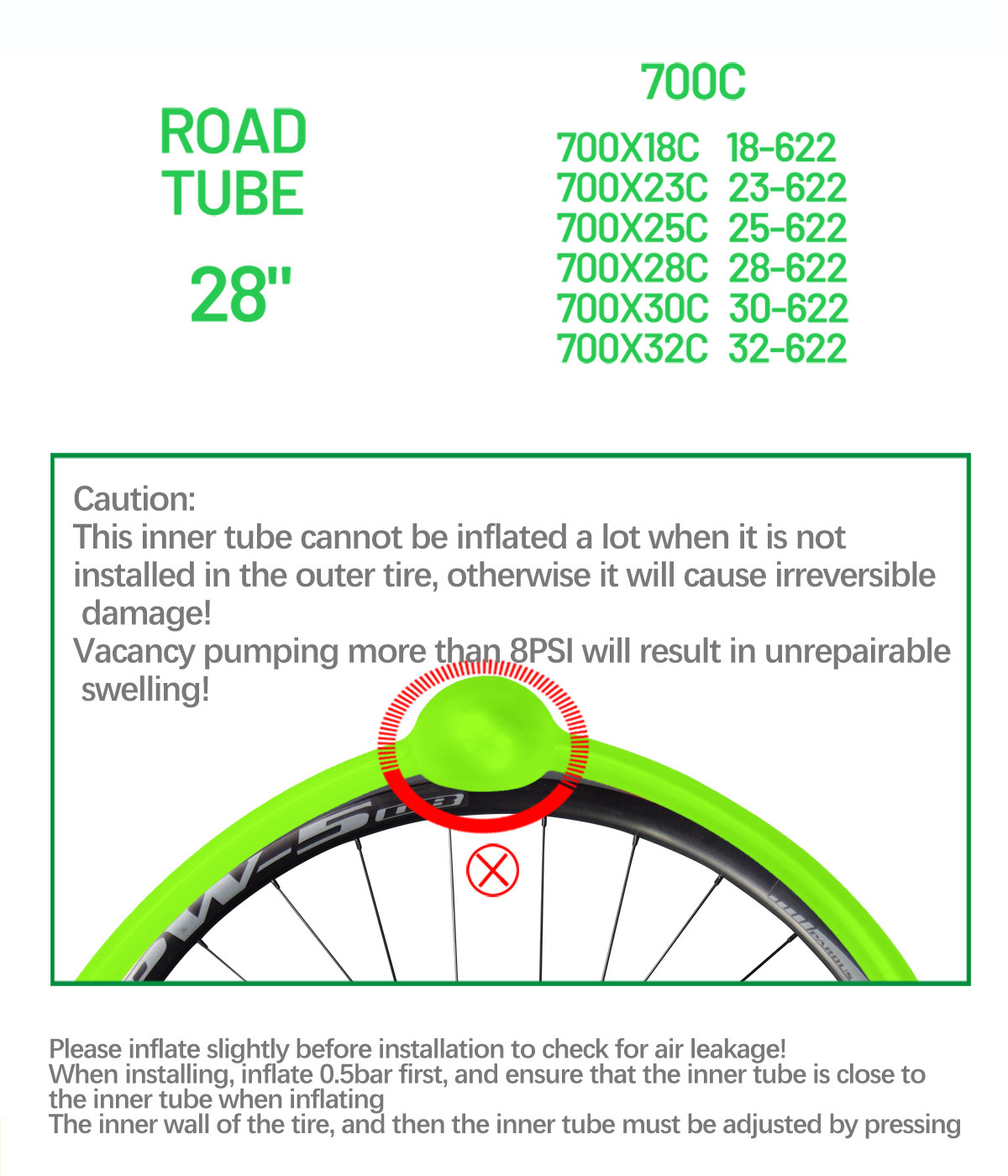 CYCLAMI Ultralight Bike Inner Tube 26 27.5 29 Inches MTB Bicycle TPU Material Tire 45mm French Valve Super Light Anti-Oxidation 700c road bike gravel