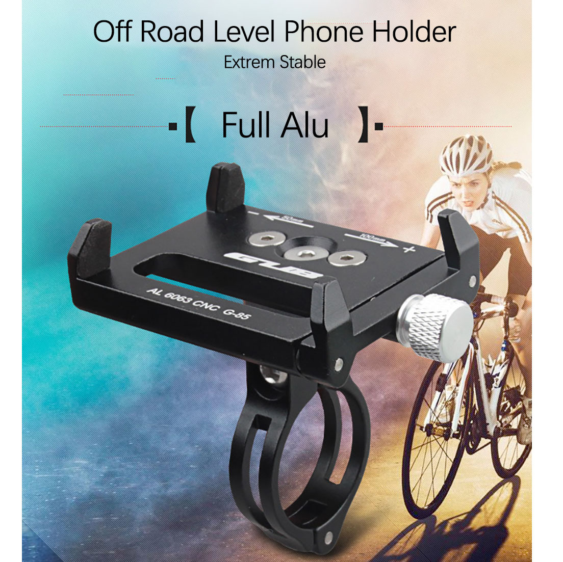 GUB G-85 Alloy Bicycle Phone Holder Motorcycle Handle Phone Mount Handlebar Extender Phone Holder For iPhone etc Device