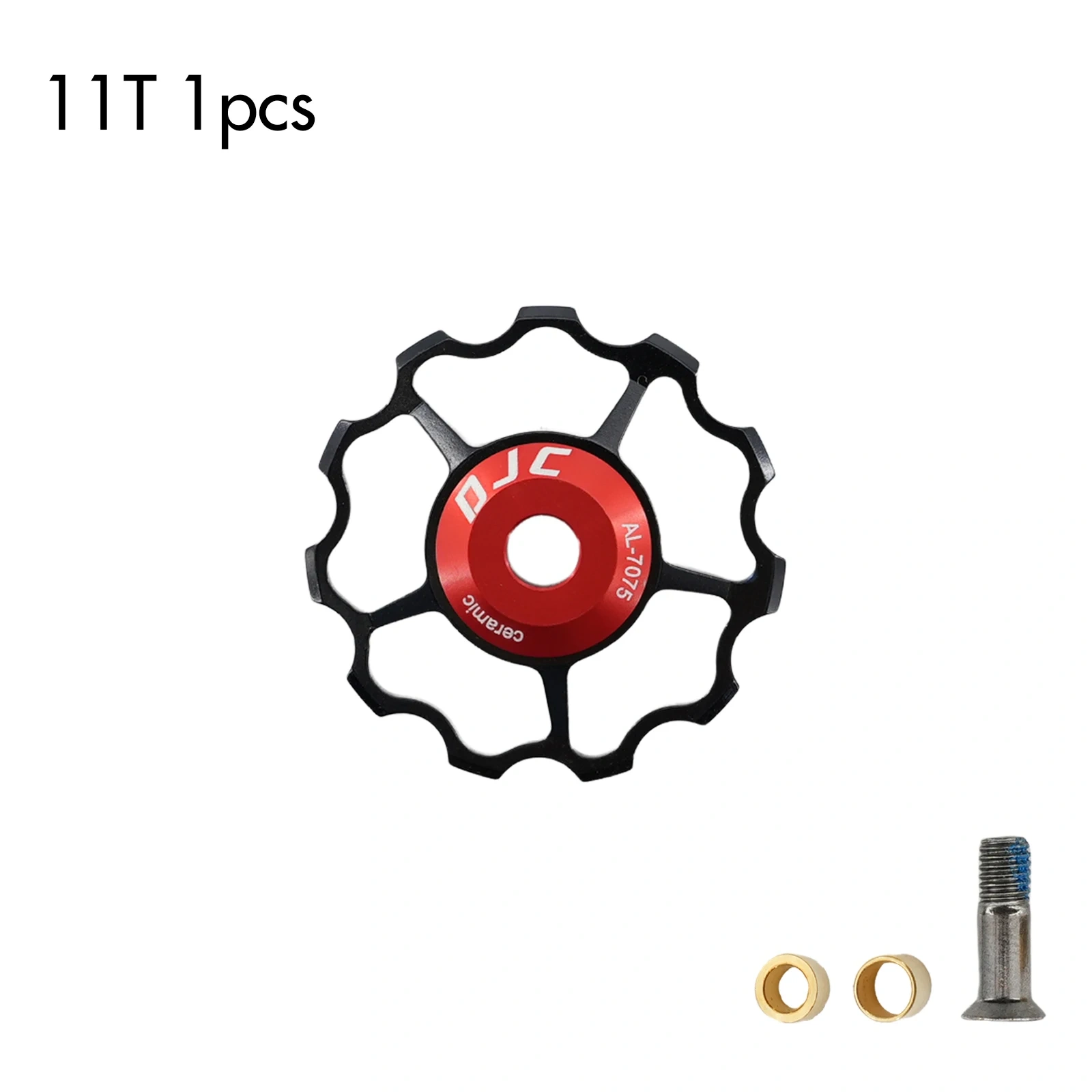 DJC Ceramic Bearing Pulley Wheel 10T 11T 12T 13T 14T Narrow Wide / Standard Tooth for Shimano 7 8 9 10 11 12 Speed MTB Road Bike