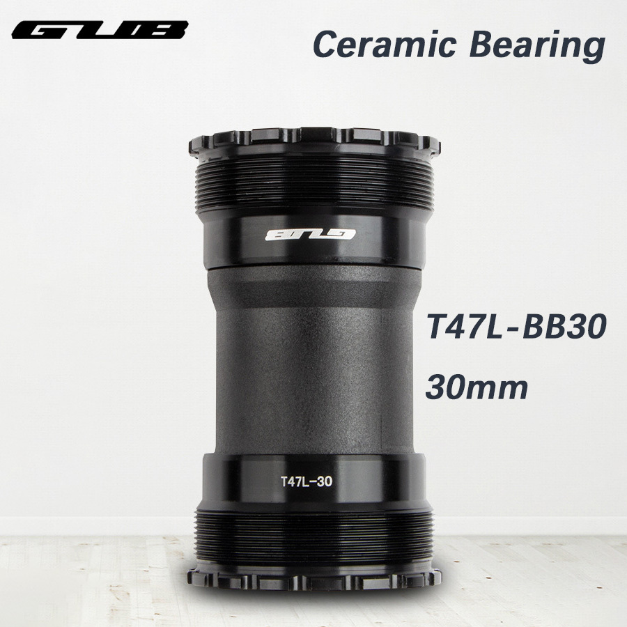 GUB Bike Bottom Bracket T47L-30 Ceramic Bearing Thread 30mm for MTB Road Bike  Width 86.5mm Bicycle BB30