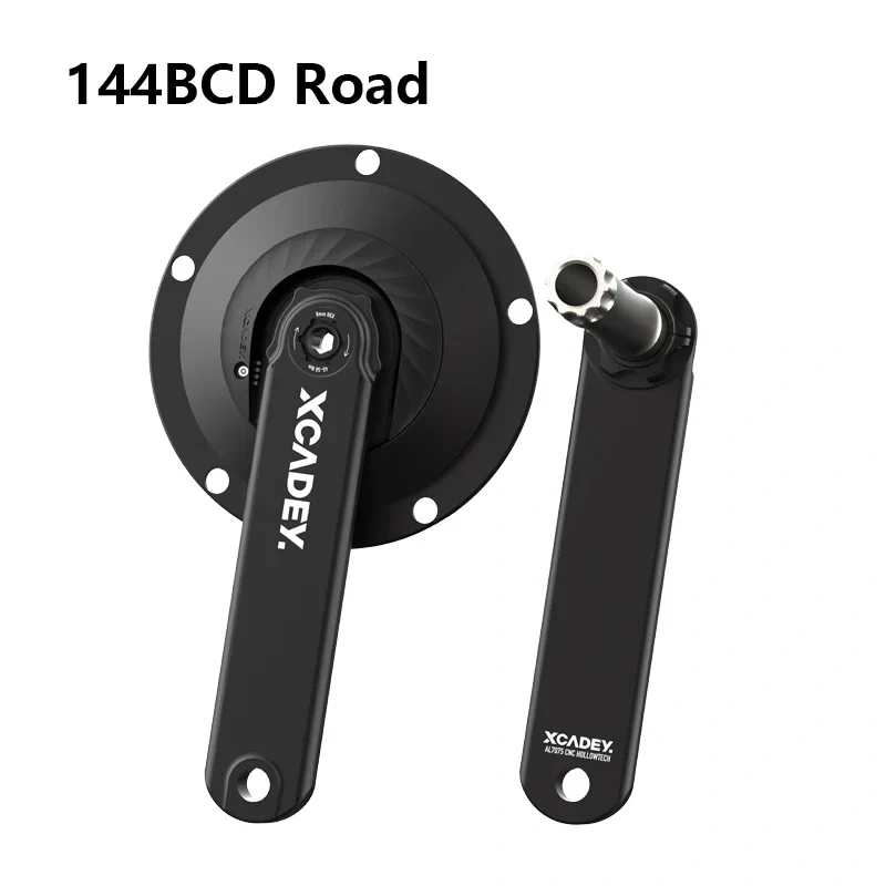 NEW Model XCADEY POWER Meter Crankset 104 BCD-4s For MTB Mountain Bike 110 BCD/110 BCD-4S/144BCD For Road Bike Without Chainring