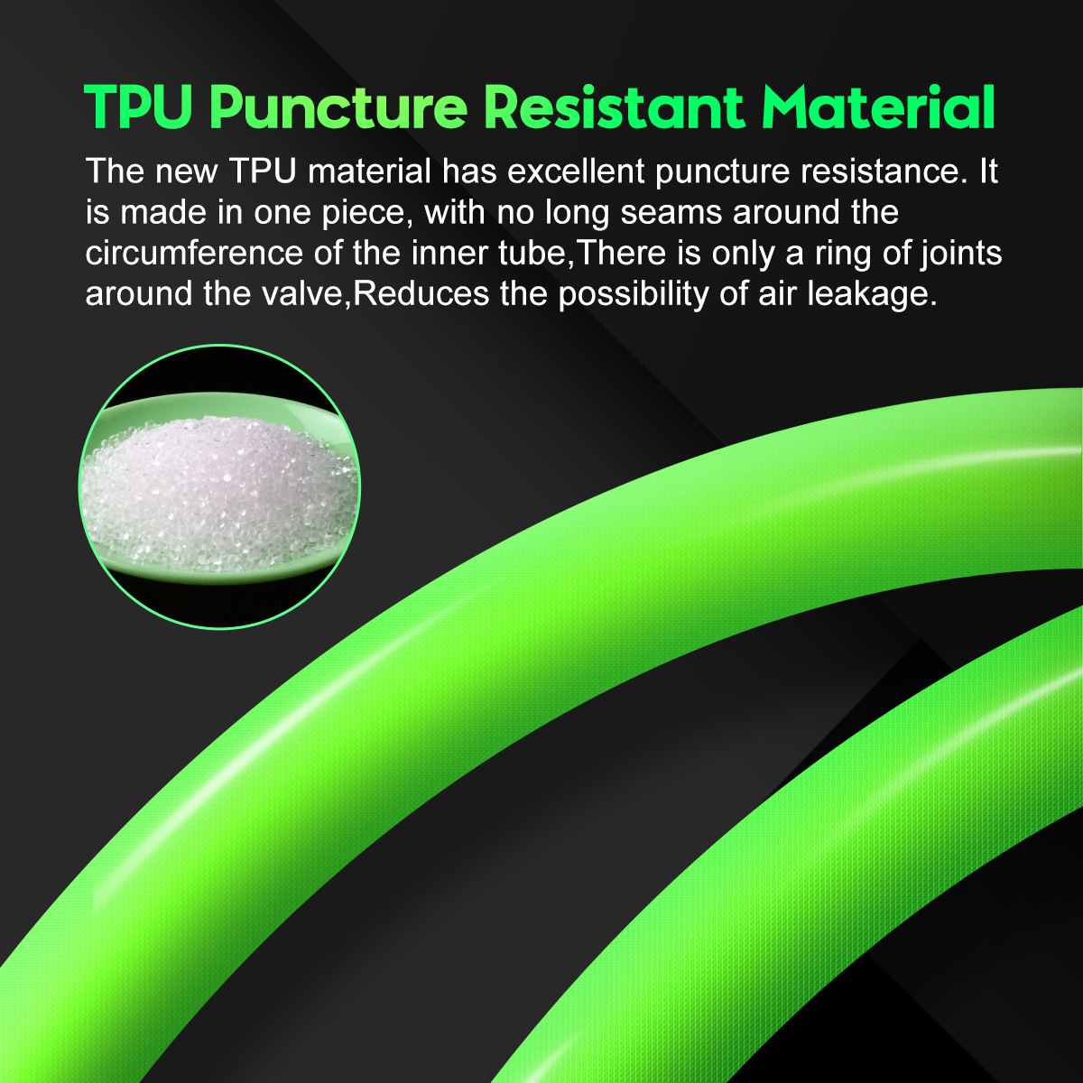 CYCLAMI Ultralight Bike Inner Tube 26 27.5 29 Inches MTB Bicycle TPU Material Tire 45mm French Valve Super Light Anti-Oxidation 700c road bike gravel
