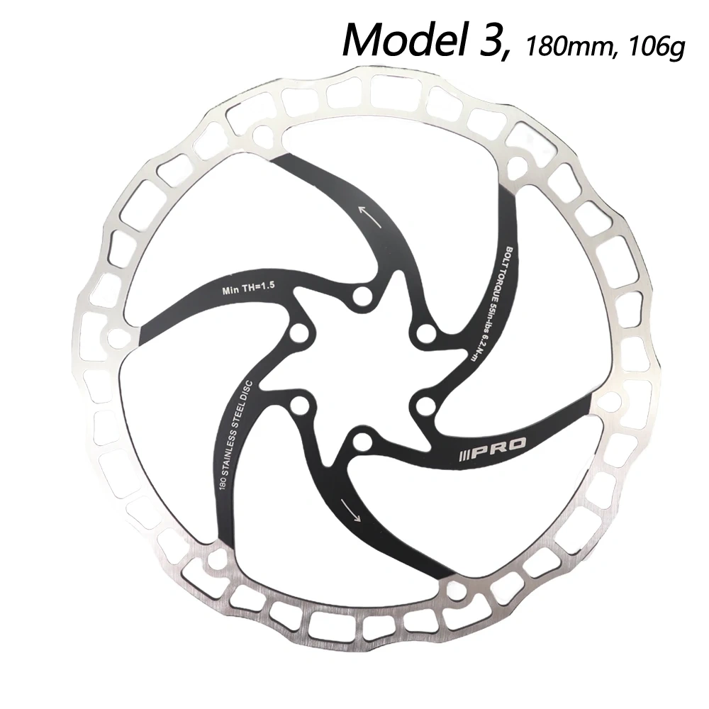 IIIPRO Bike disc brake oil slick balck red stainless steel MTB road bike 160 180 203 rainbow lightweight 6 bolts G3 rotor ipro