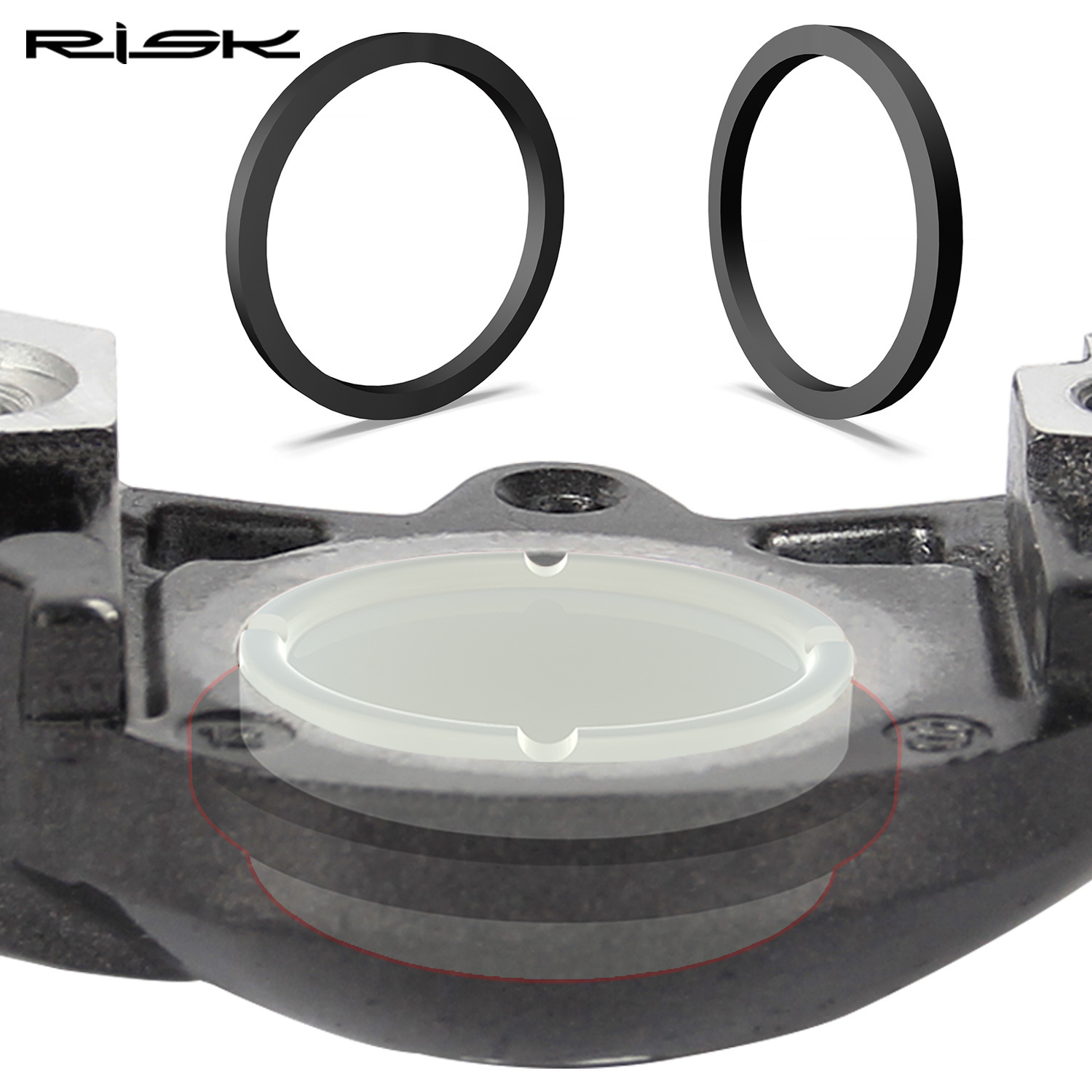 RISK Mountain/Road Bike Disc Brake Caliper Seal O-ring Brake Piston Seal XT Repair Part SLX