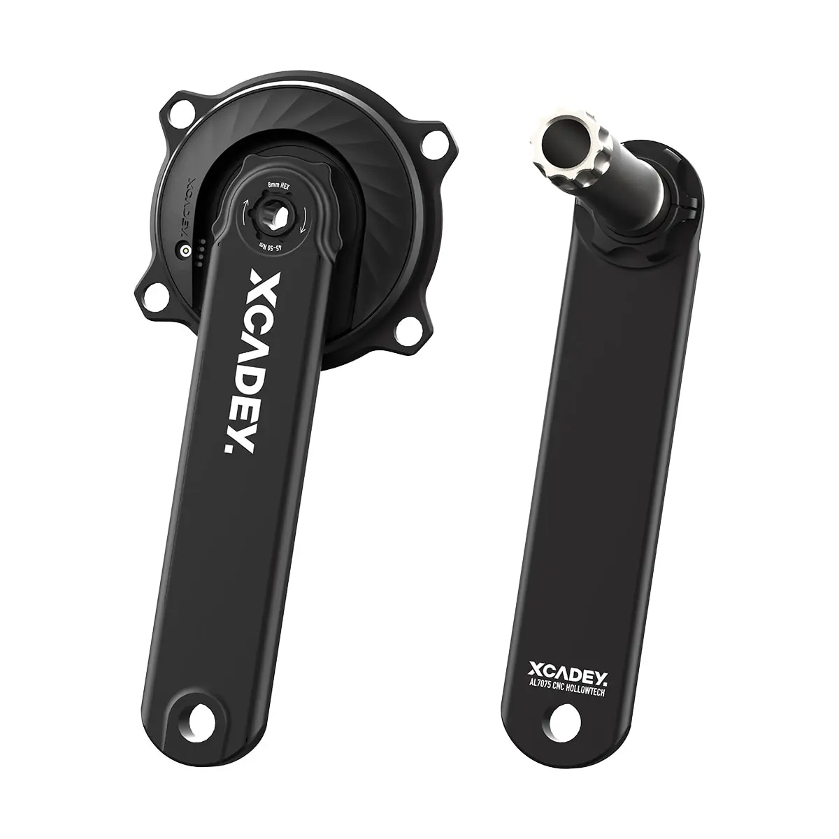 XCADEY Xpower Power Meter Crankset 110BCD 4-Bolt For Road Bike With Spider Length 155 /160 /165 /170 /172.5 /175mm Crank