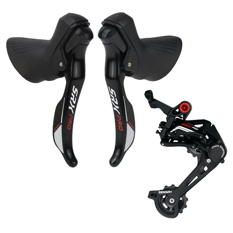 SENSAH SRX PRO 1x11 Gravel Groupset, Mechanical Shift/Brake Levers & 52T Rear Derailleur Options
