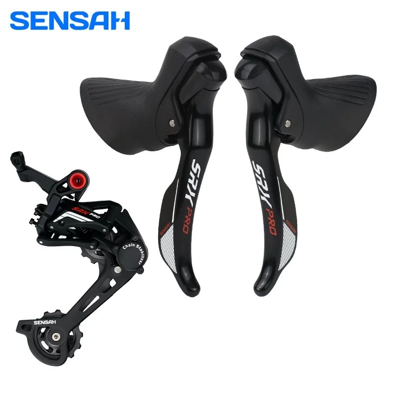 SENSAH SRX PRO 1x11 Gravel Groupset, Mechanical Shift/Brake Levers & 52T Rear Derailleur Options