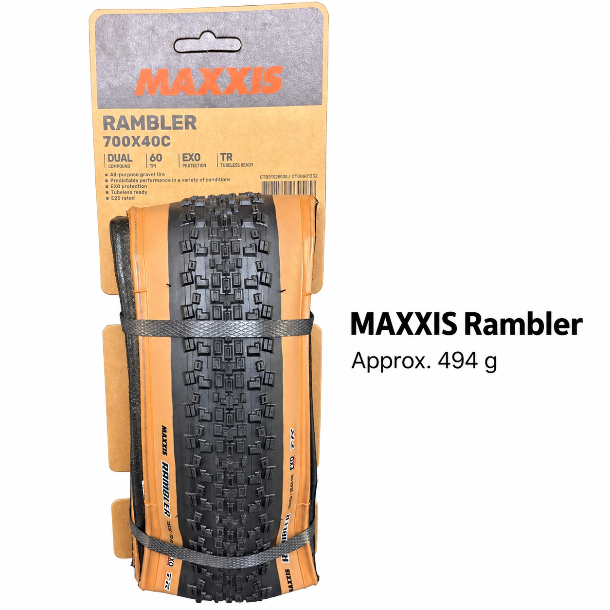 MAXXIS Rambler EXO TR Folding Gravel Tire