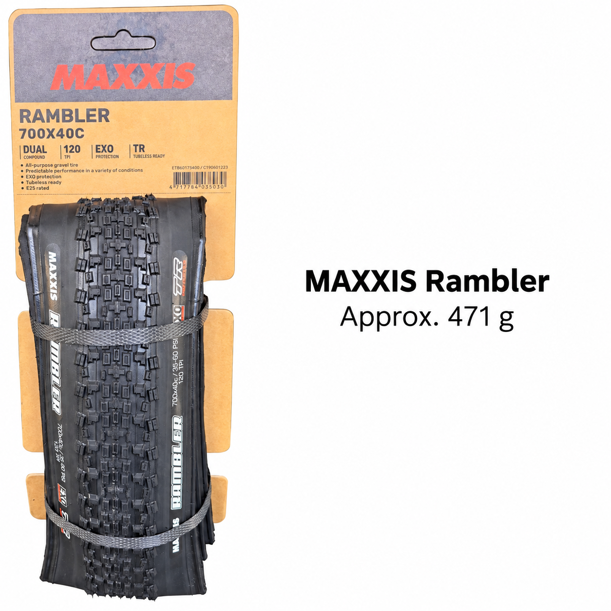 MAXXIS Rambler EXO TR Folding Gravel Tire