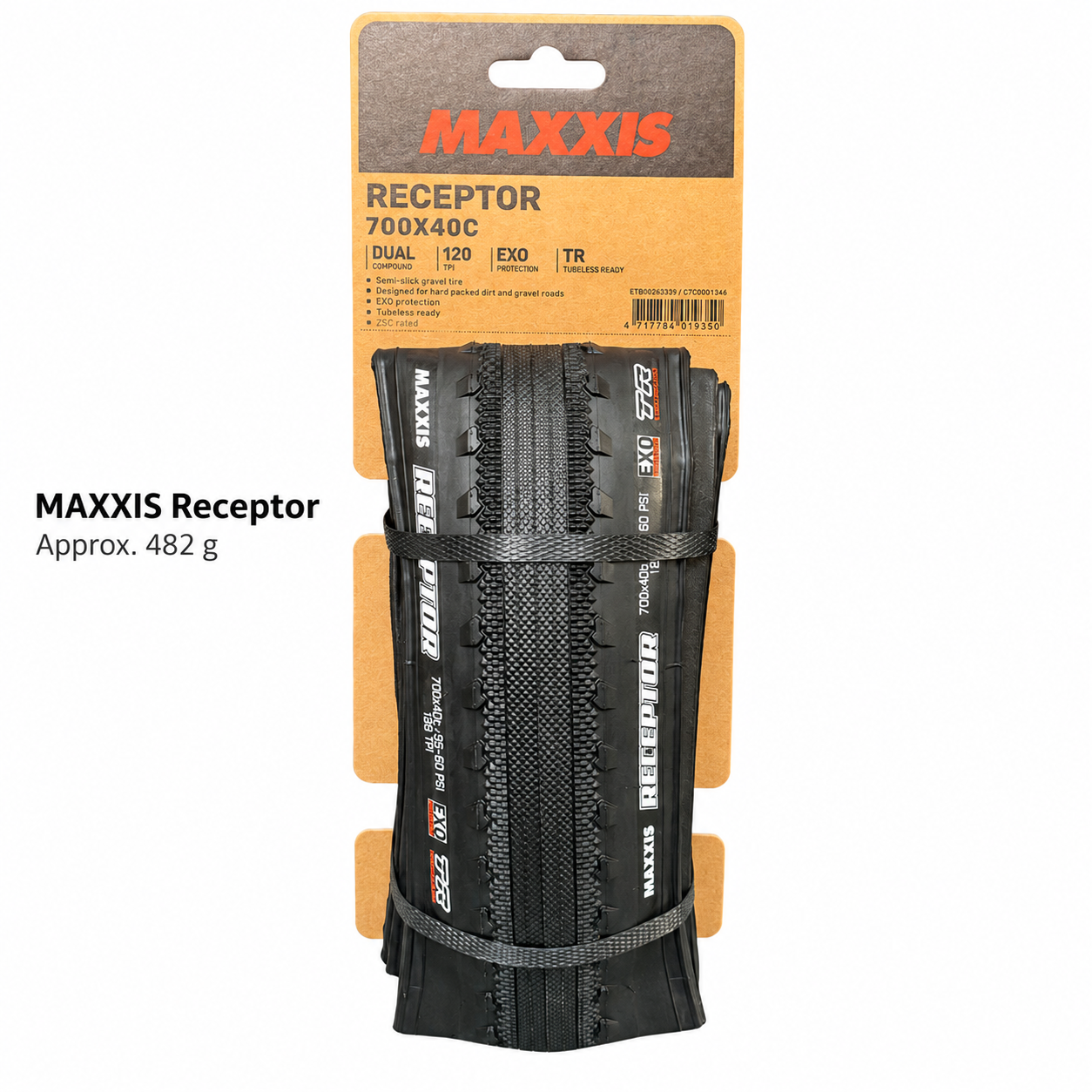 MAXXIS Receptor and Reaver EXO TR Folding Gravel Tires