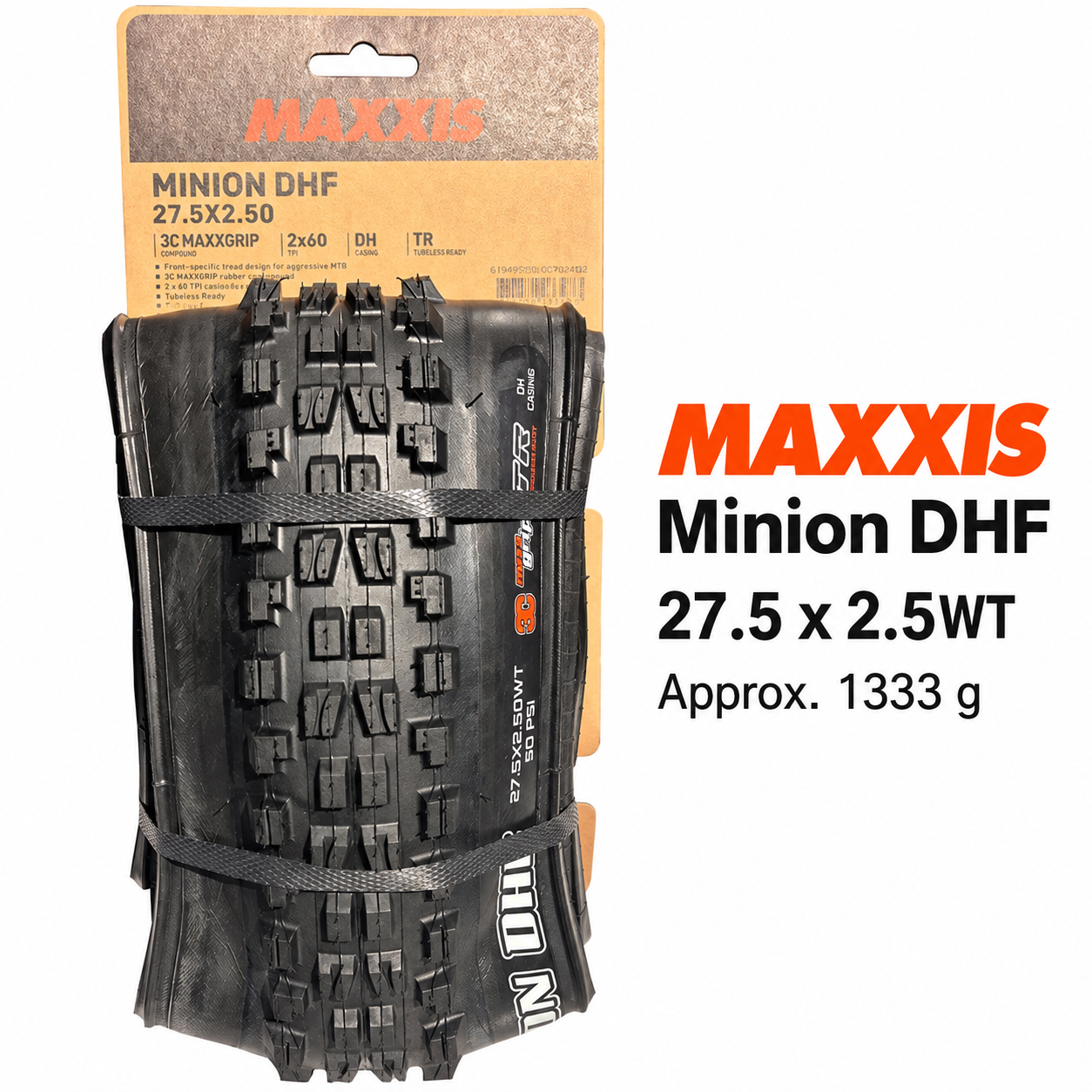 MAXXIS Minion DHF and DHR II Folding Mountain Bike Tires