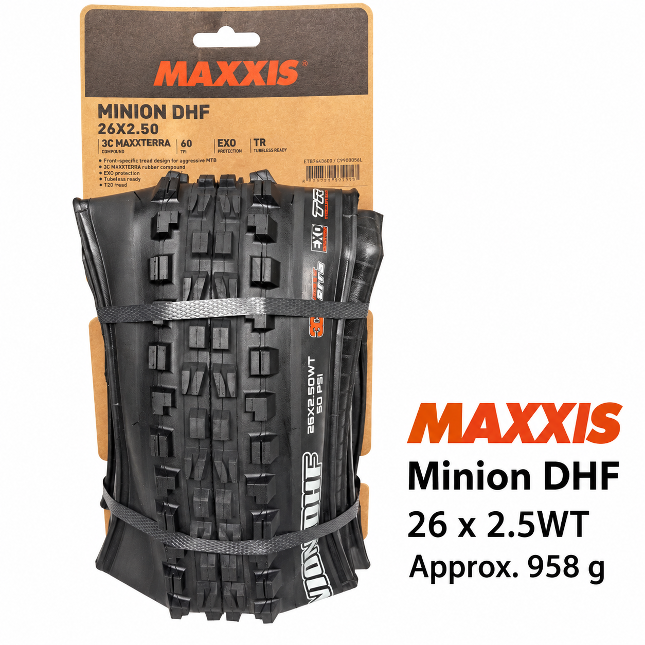 MAXXIS Minion DHF and DHR II Folding Mountain Bike Tires