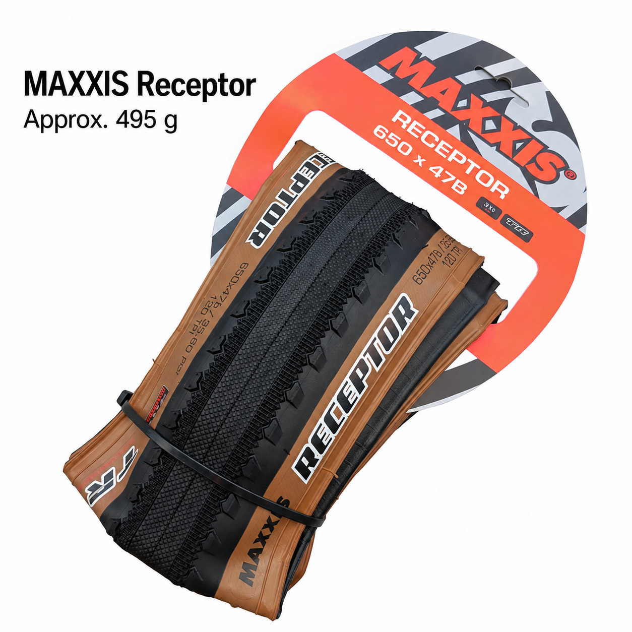 MAXXIS Receptor and Reaver EXO TR Folding Gravel Tires