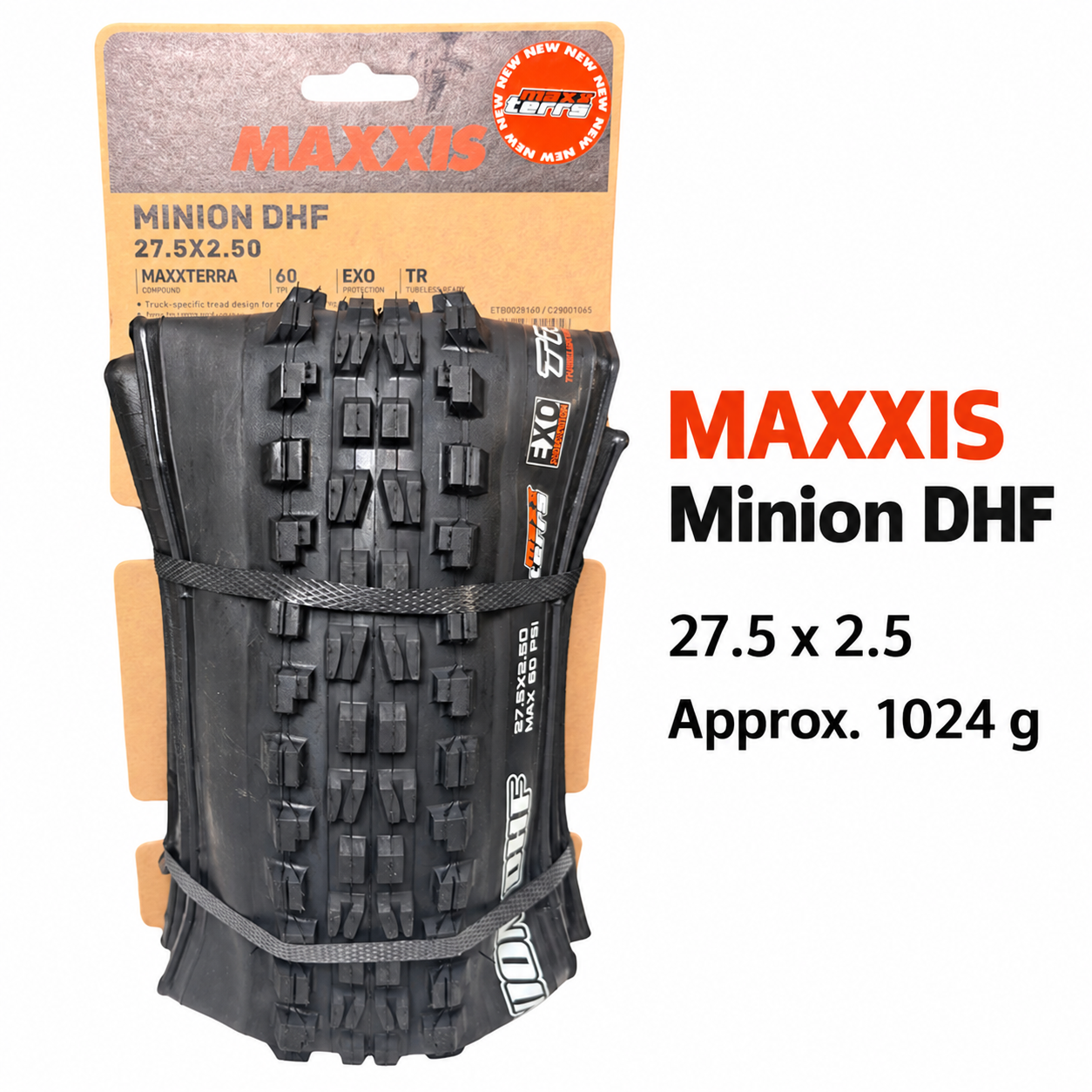 MAXXIS Minion DHF and DHR II Folding Mountain Bike Tires