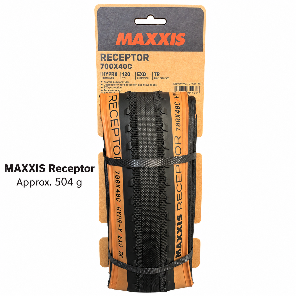 MAXXIS Receptor and Reaver EXO TR Folding Gravel Tires
