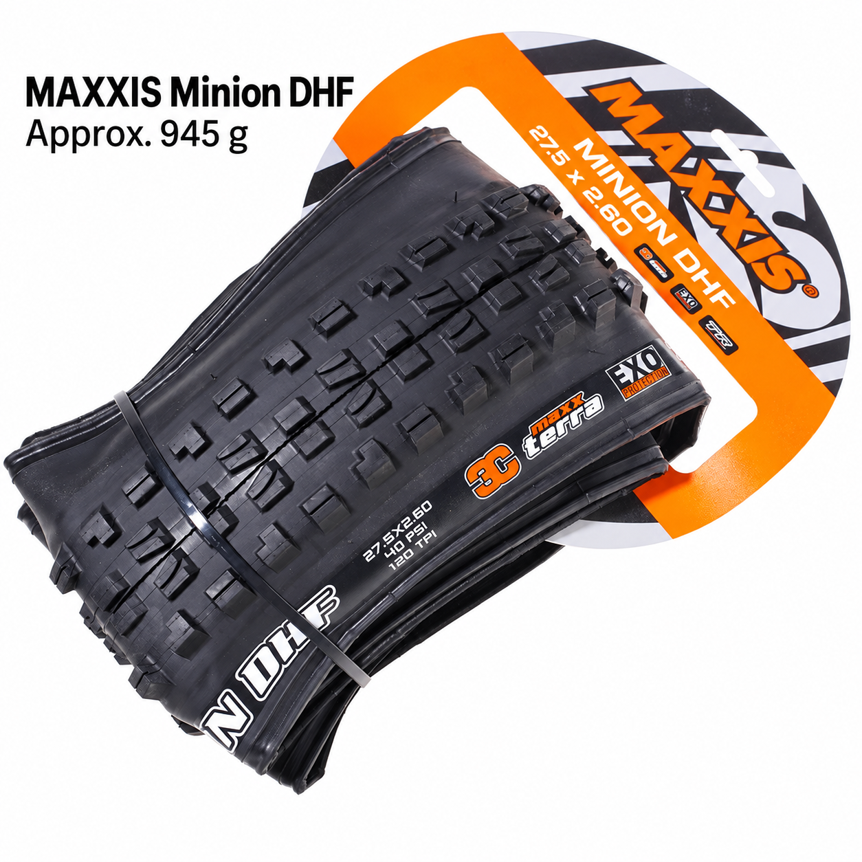 MAXXIS Minion DHF and DHR II Folding Mountain Bike Tires