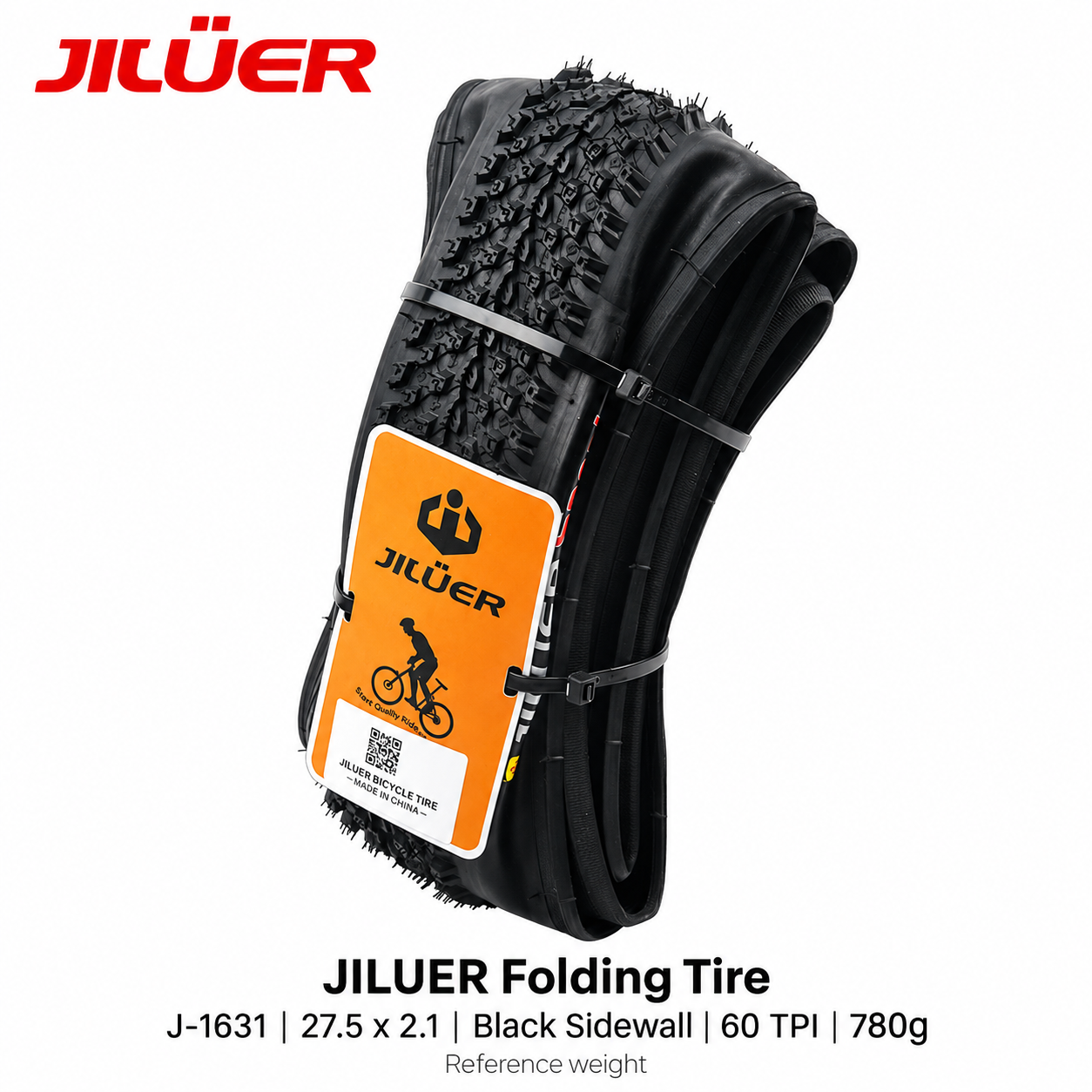 JILUER 60 TPI Folding Bicycle Tires - Road MTB and Fat Bike