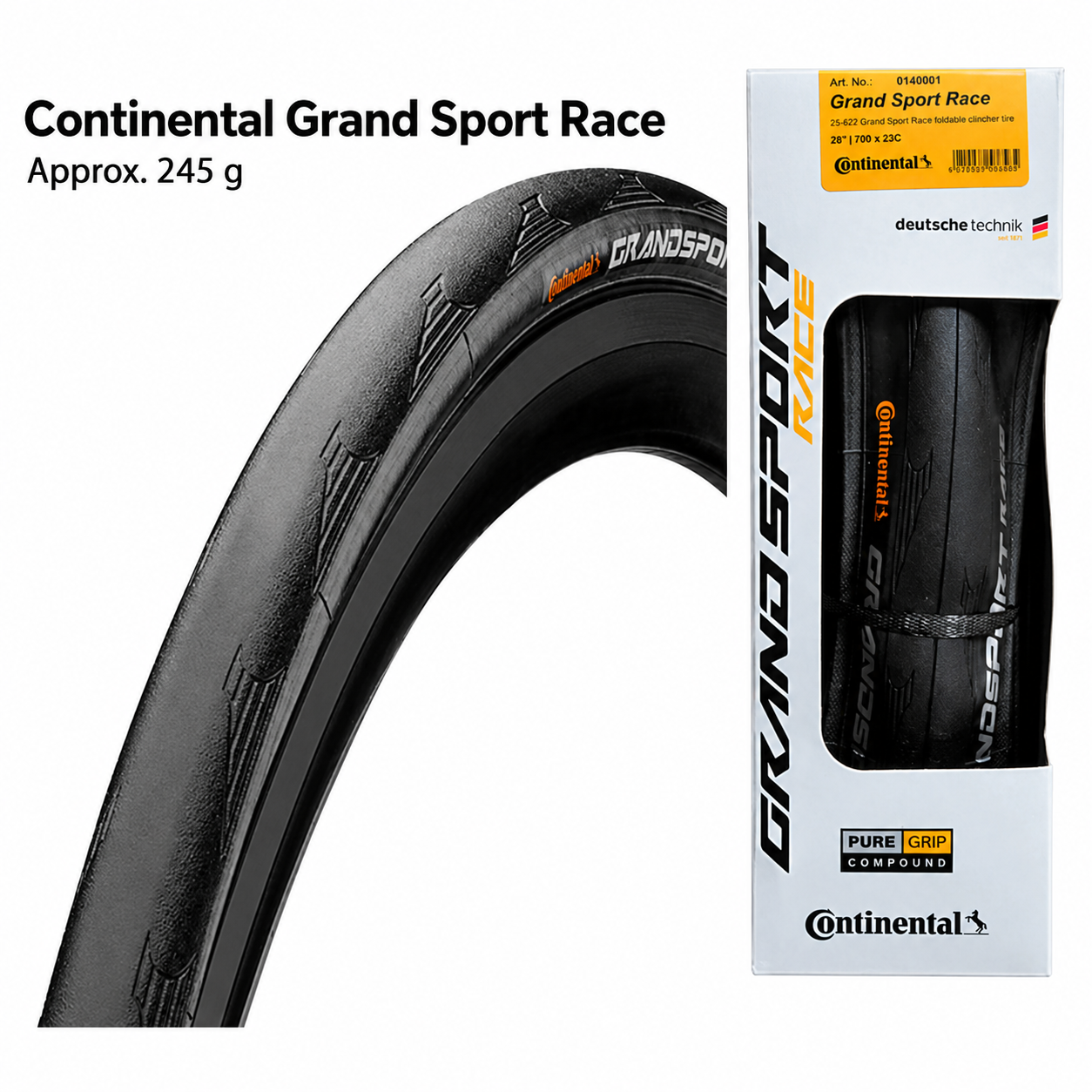 Continental Ultra Sport III, Grand Sport Race and Grand Prix Folding Road Tires