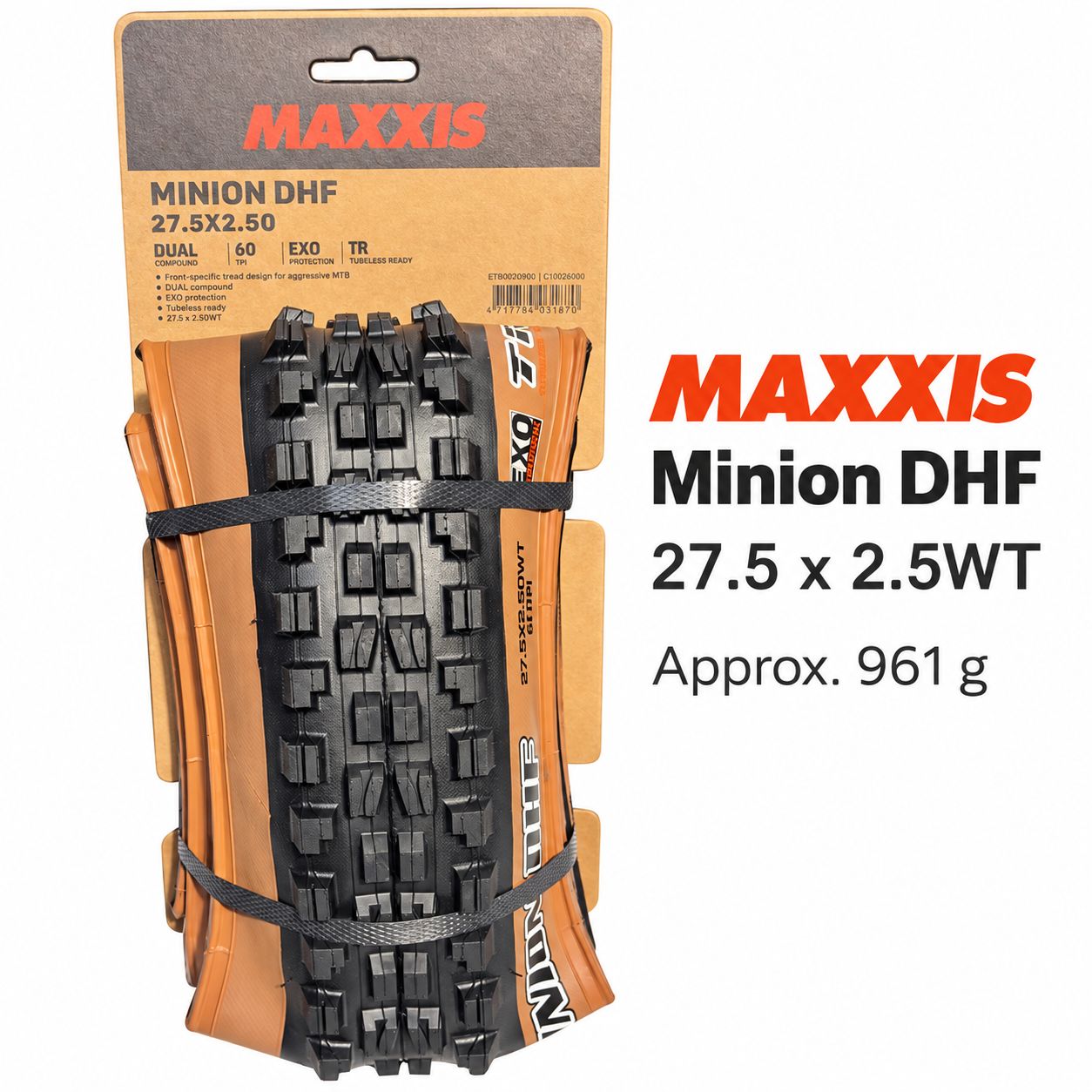 MAXXIS Minion DHF and DHR II Folding Mountain Bike Tires