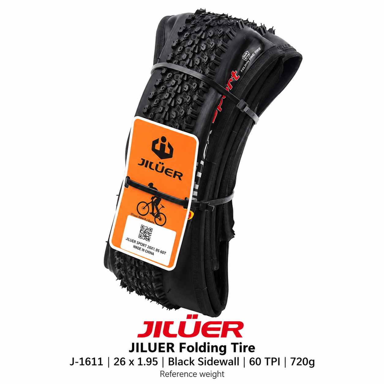 JILUER 60 TPI Folding Bicycle Tires - Road MTB and Fat Bike