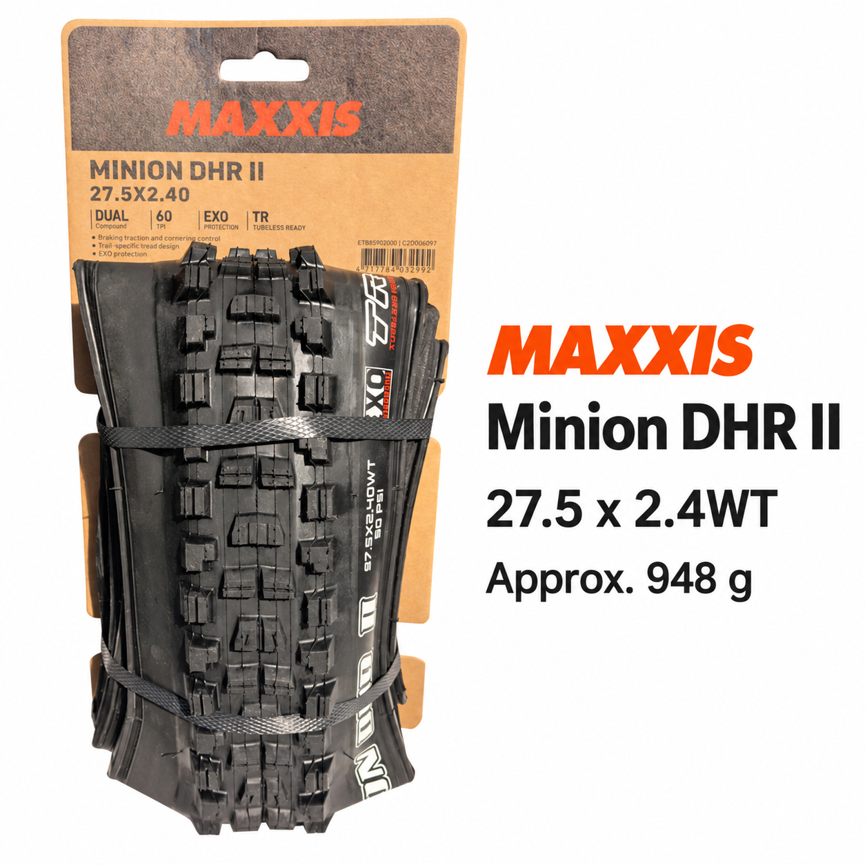 MAXXIS Minion DHF and DHR II Folding Mountain Bike Tires