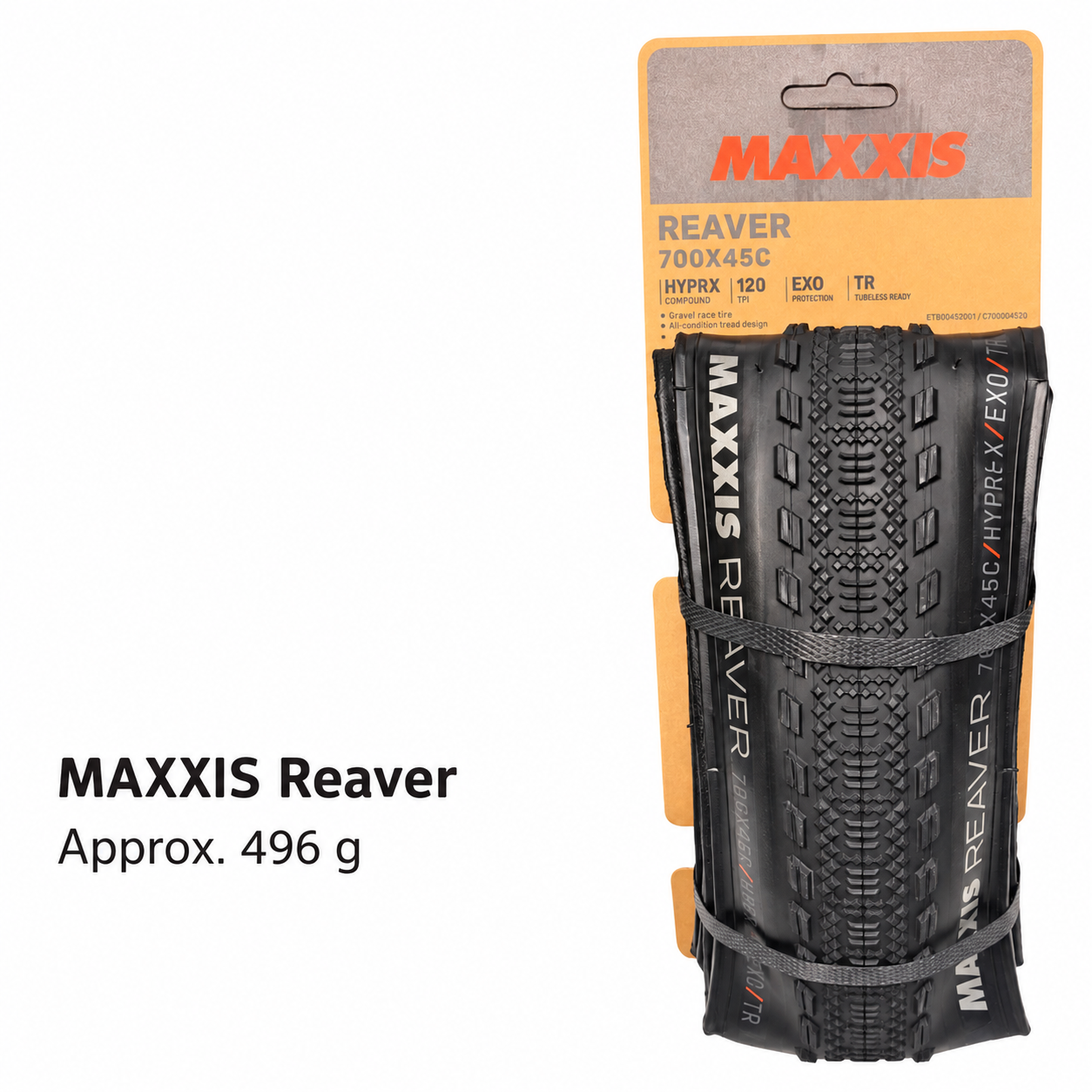 MAXXIS Receptor and Reaver EXO TR Folding Gravel Tires