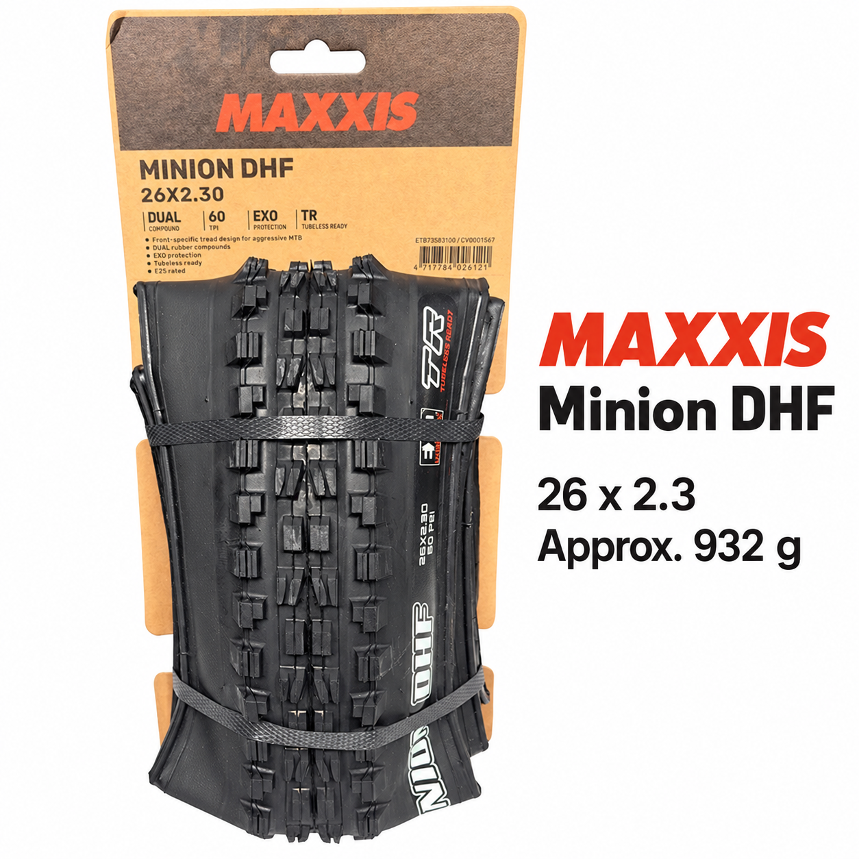 MAXXIS Minion DHF and DHR II Folding Mountain Bike Tires
