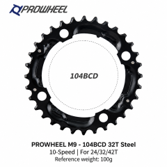 M9 - 104BCD 32T Steel - 10-Speed