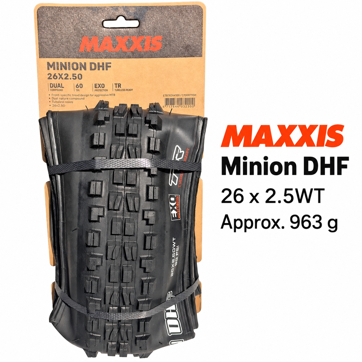 MAXXIS Minion DHF and DHR II Folding Mountain Bike Tires