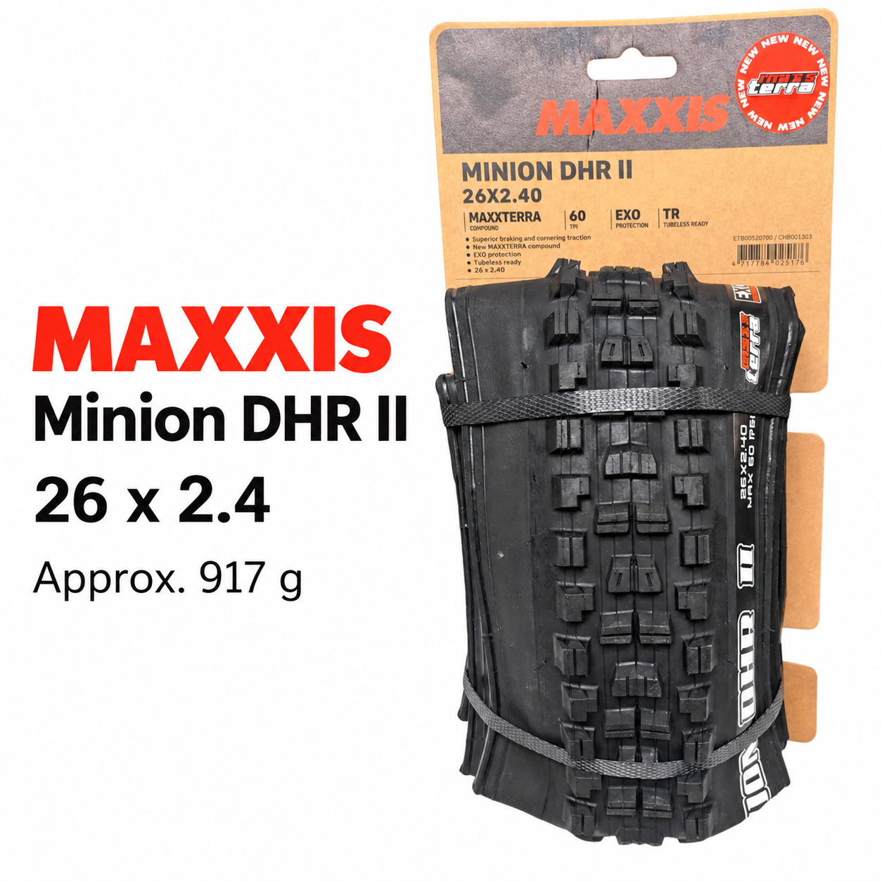 MAXXIS Minion DHF and DHR II Folding Mountain Bike Tires