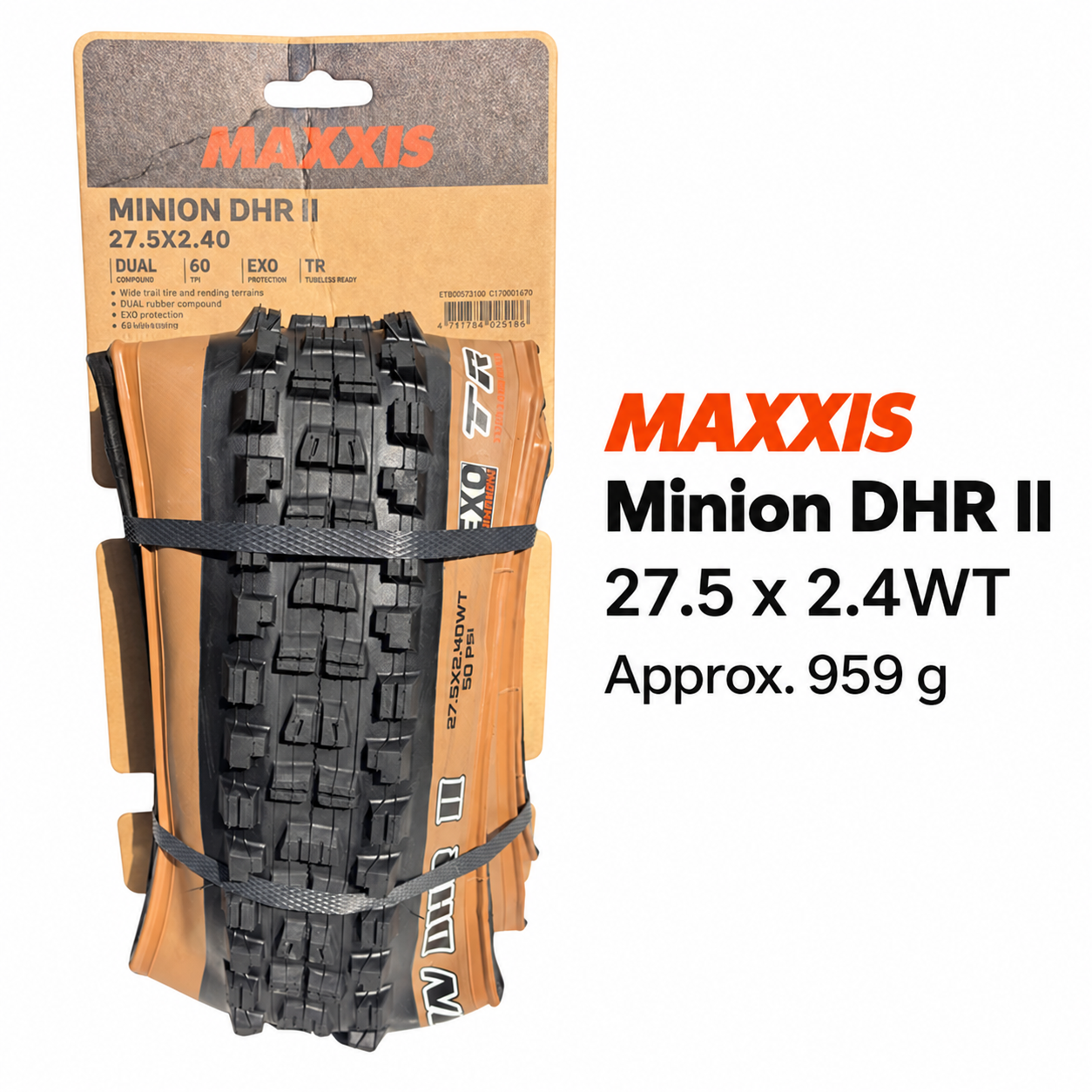 MAXXIS Minion DHF and DHR II Folding Mountain Bike Tires