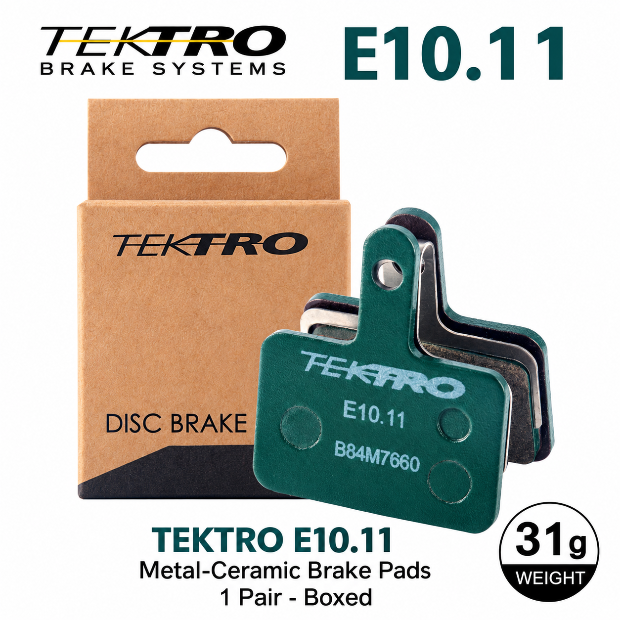 TEKTRO E10.11 Metal-Ceramic Disc Brake Pads