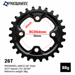 26T Steel - 64BCD - For 26/36T