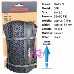26x2.3 - Black