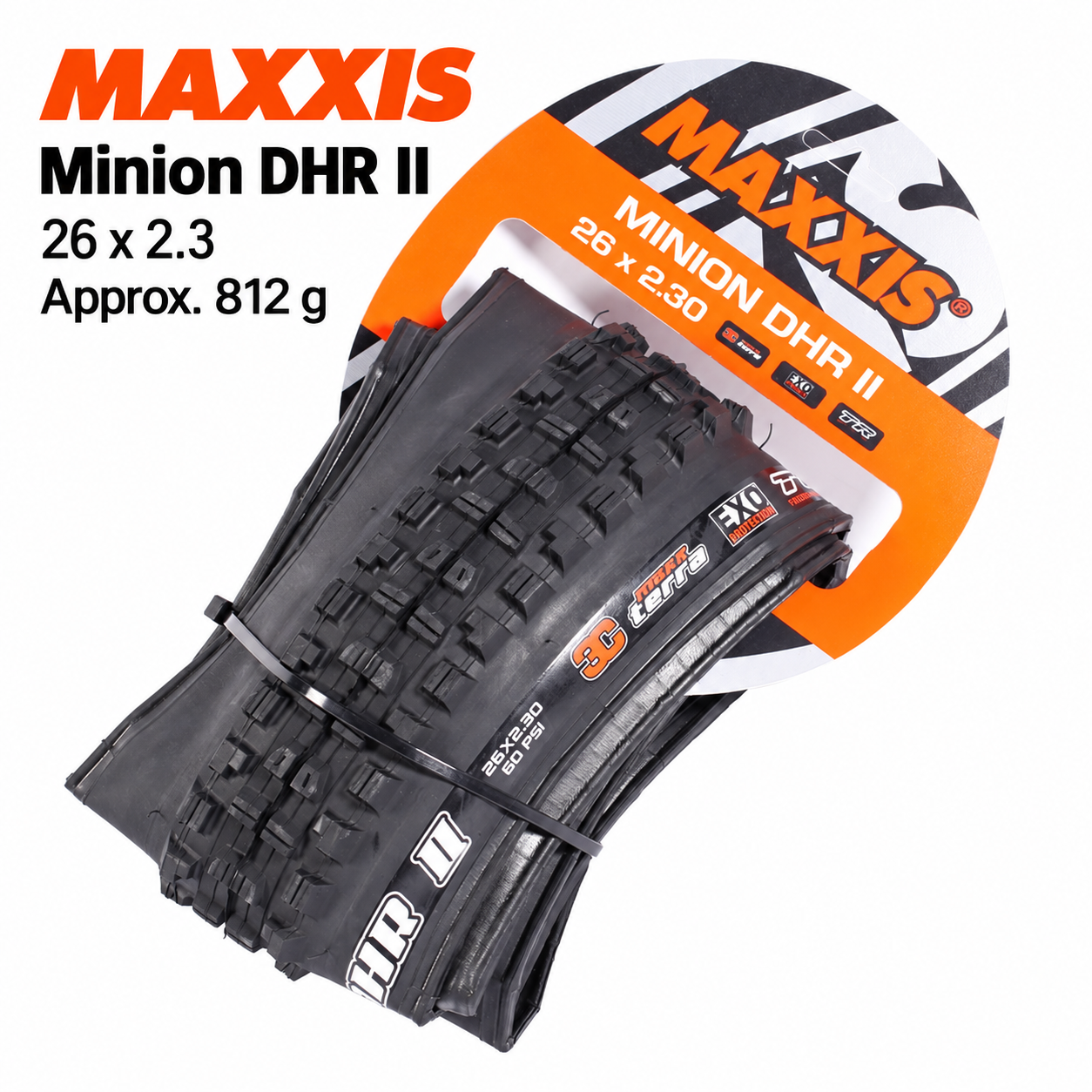 MAXXIS Minion DHF and DHR II Folding Mountain Bike Tires