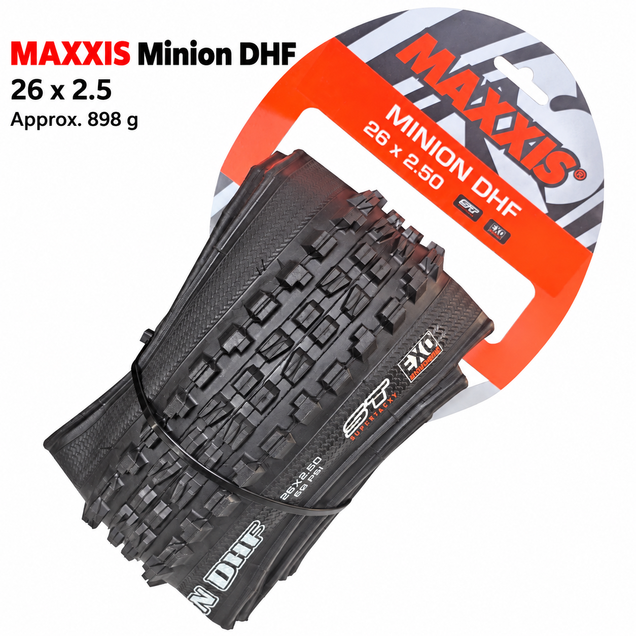 MAXXIS Minion DHF and DHR II Folding Mountain Bike Tires
