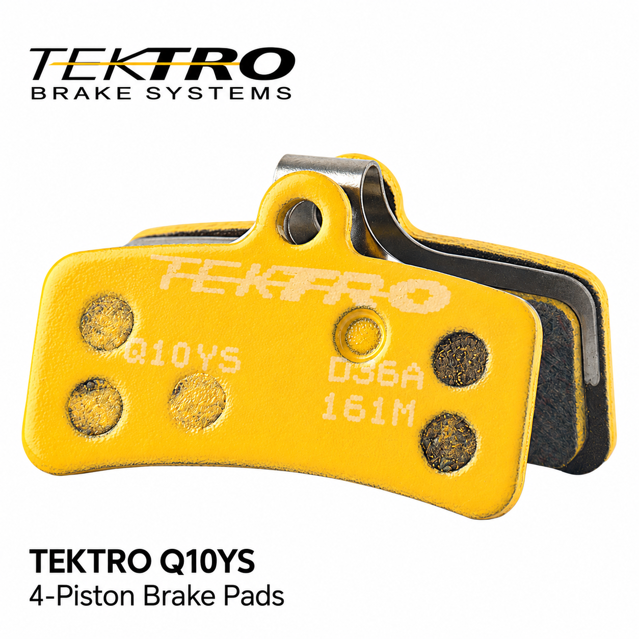 TEKTRO Q10YS Sintered Brake Pads for 4-Piston Calipers