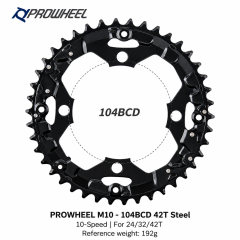 M10 - 104BCD 42T Steel - 10-Speed