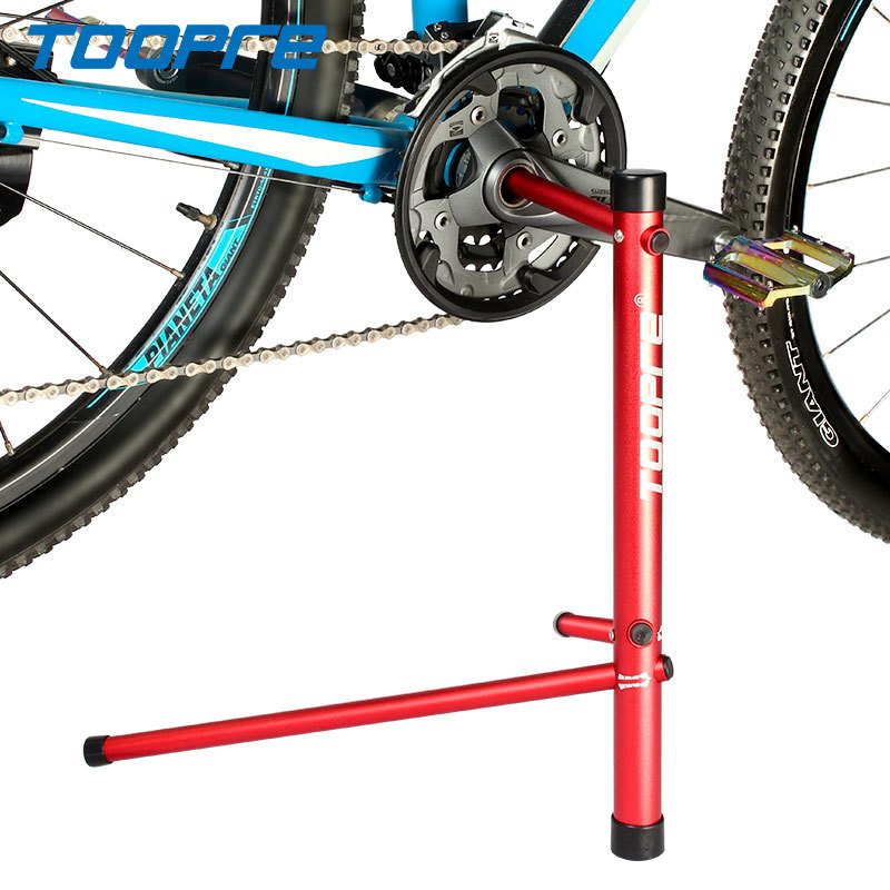TOOPRE Hollow Crank Parking Rack, Portable Aluminum Alloy Bike Display and Maintenance Stand