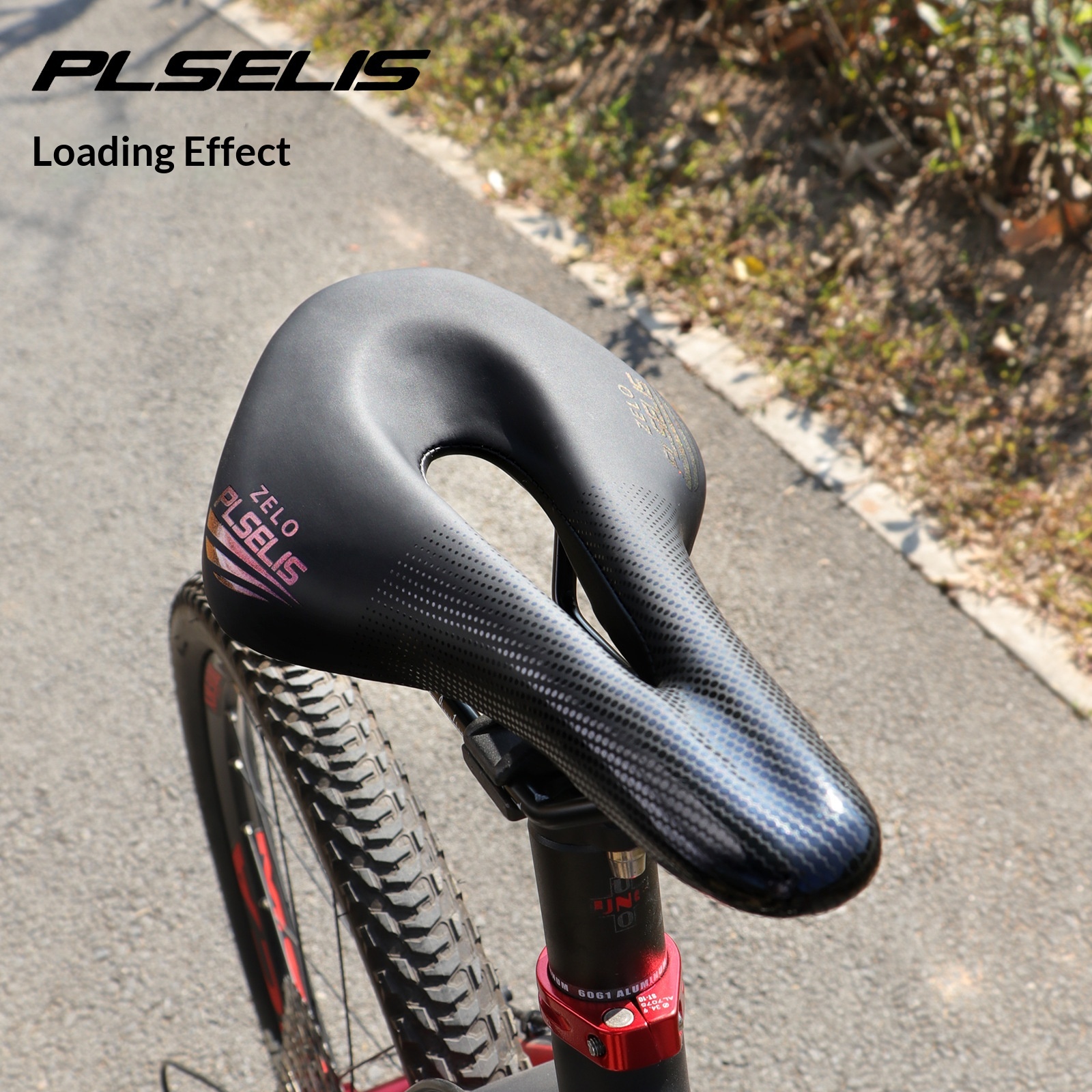 PLSELIS Bicycle Saddle Hollow Soft Seat for MTB Road Bike Folding Bike PU Foam Cushion Ergonomic Comfort Design