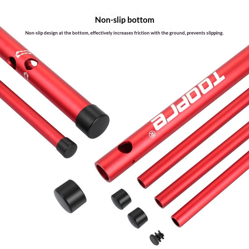 TOOPRE Hollow Crank Parking Rack, Portable Aluminum Alloy Bike Display and Maintenance Stand