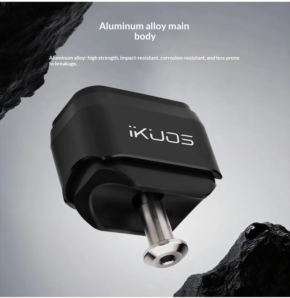 IKUOS-P-SA01 Folding Bike Rear Suspension Damper with Titanium Axle for Pline/Tline/Cline 12-Speed, CNC Machined