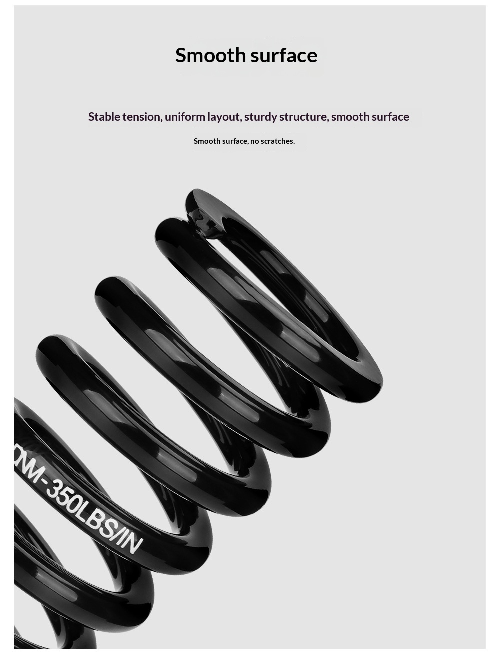 DNM-DV-SPRING 30mm ID Rear Shock Coil Spring for DNM DV22AR / KS 291R / 260, 350-1000 lbs/in