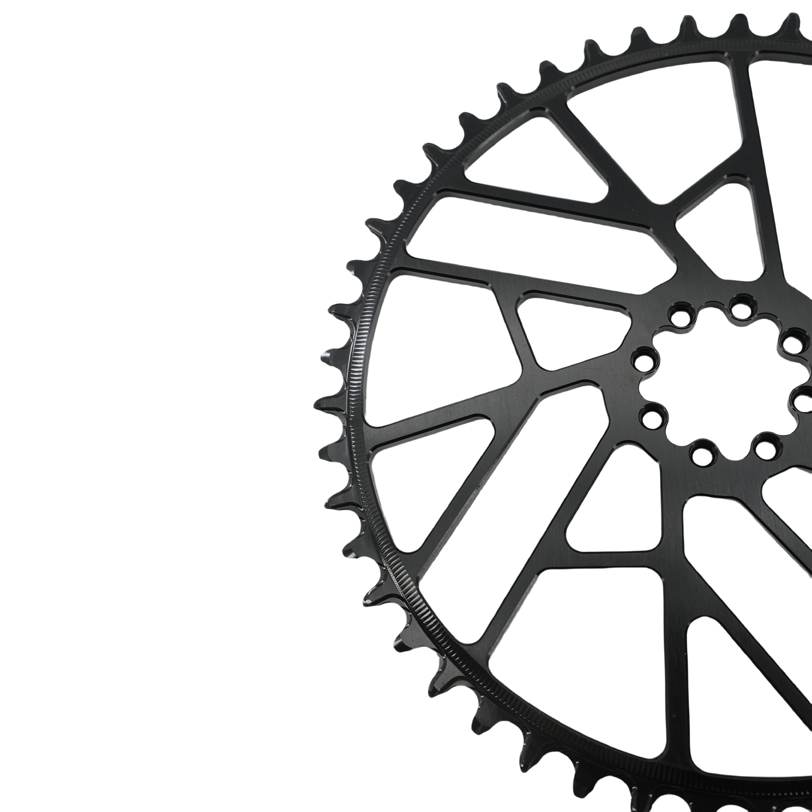 Stone Bike Chainring for AXS Flattop T-type Chain 12S 0mm Offset Direct Mount Round for Sram X0 XX SL GX 38T To 48T Hollow Aero Style