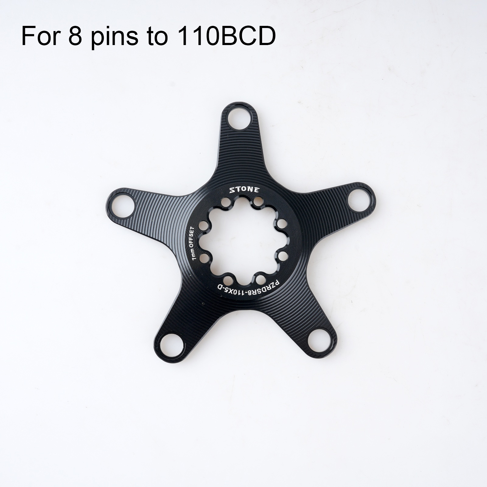 STONE bike chainring spider  1x speed 110bcd for crankset 3 pins 8 pins EC90 XXE GP3 kapic aldhu vegast for sram for rotor for easton direct mount axs flattop FORCE RED single speed AXS Flattop T-type 8 bolts pins 7mm offset