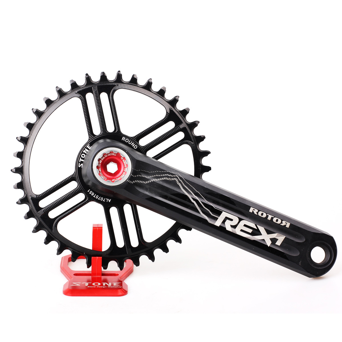 Stone Round Oval Chainring For Rotor 30mm REX 1.1 REX 2.1. 3D+ XC2 3DF XC2 5mm Offset 30T 32 34 36 38T MTB Bike Chainwheel DM