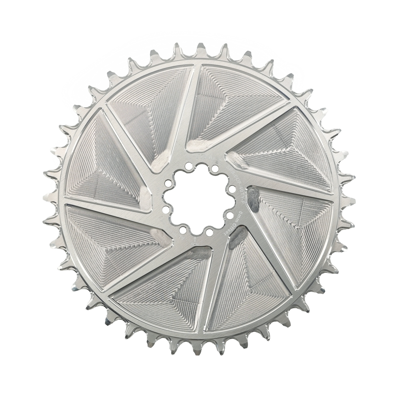 Stone Bike Chainring for AXS Flattop T-type Chain 12S 0mm Offset Direct Mount Round for Sram X0 XX SL GX 38T To 48T Hollow Aero Style