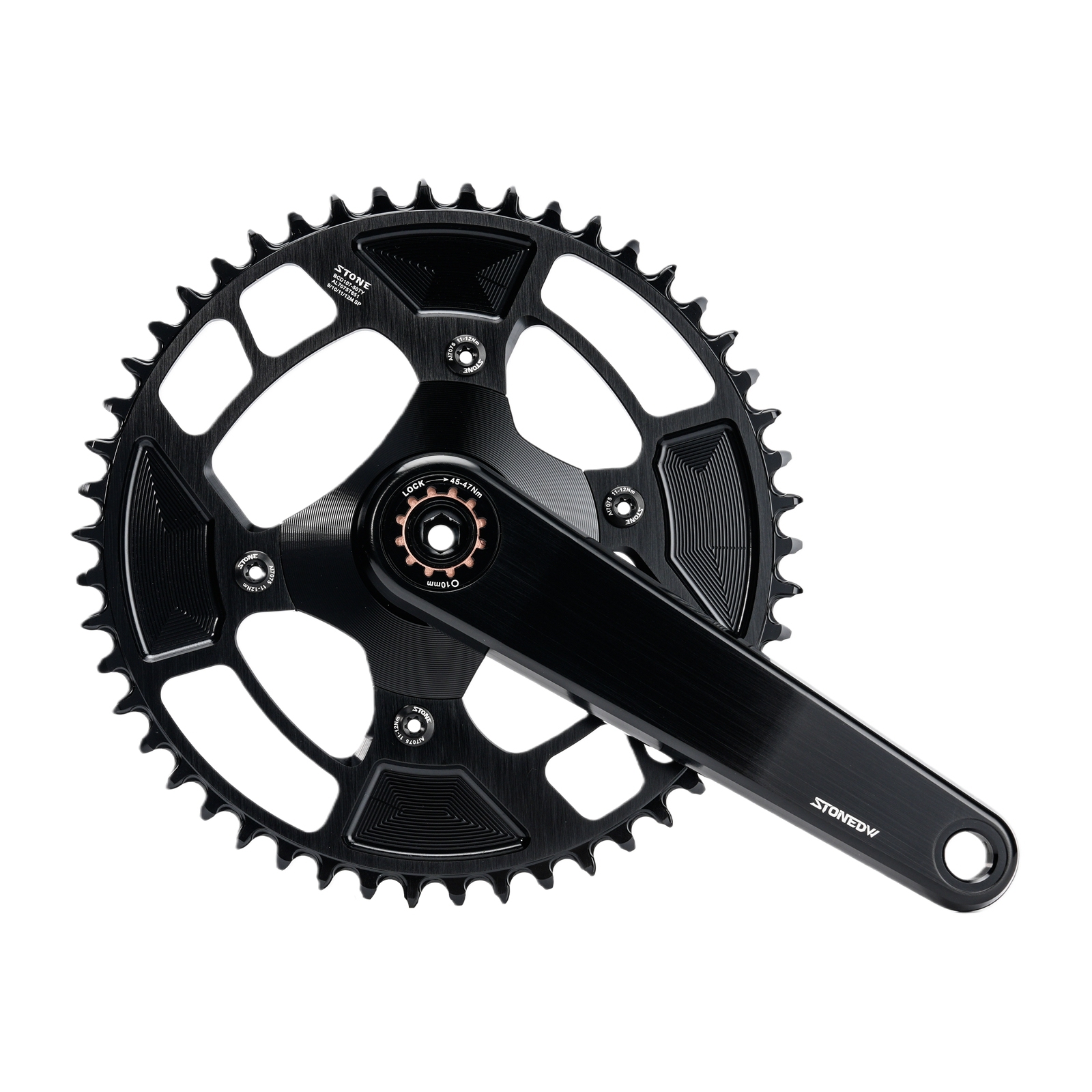 Stone Round Chainring 107BCD for Sram Force AXS 12S Crankset 107 Bcd MTB Road Bike Chainwheel 34 36 40 42 54 56 58 60T AXS Flattop T-type